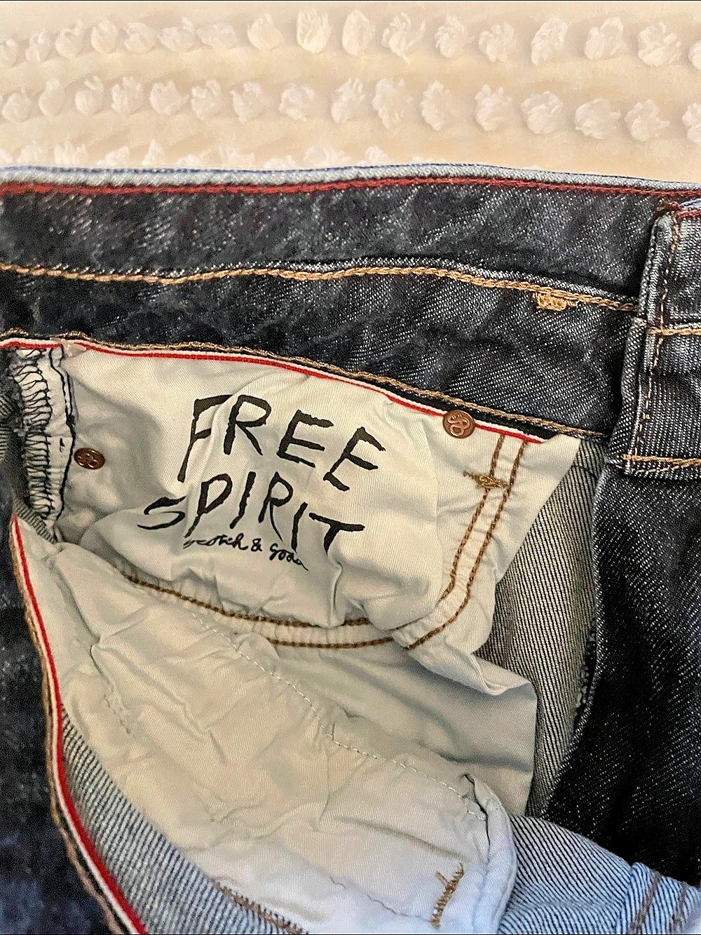 Scotch & Soda Free Spirit Straight Leg Jeans in Blue Waist 29 NWT - Picture 8 of 10